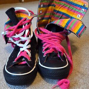 Vintage GUC Converse Extra High-top Punk Size 7 *Spring Clearance*